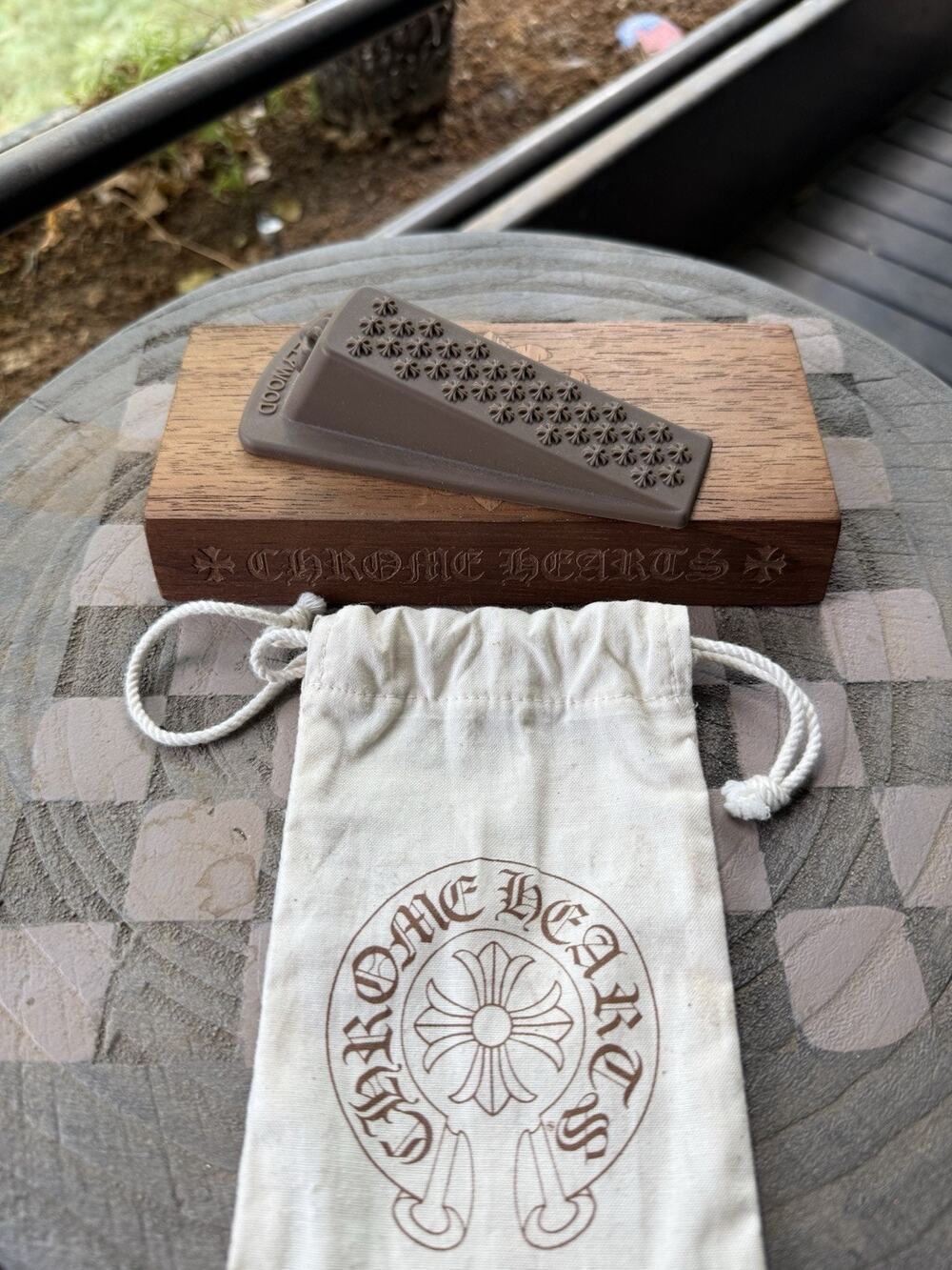Chrome Hearts Hollywood Door Stopper VIP Promo Gift Exclusive CH Cross Rare